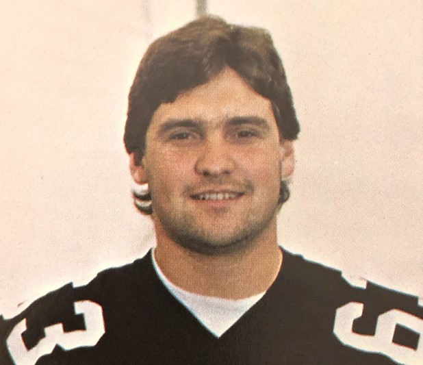 Jeff Croston - Image courtesy of https://hawkeyerecap.com/1987_football_cards.asp