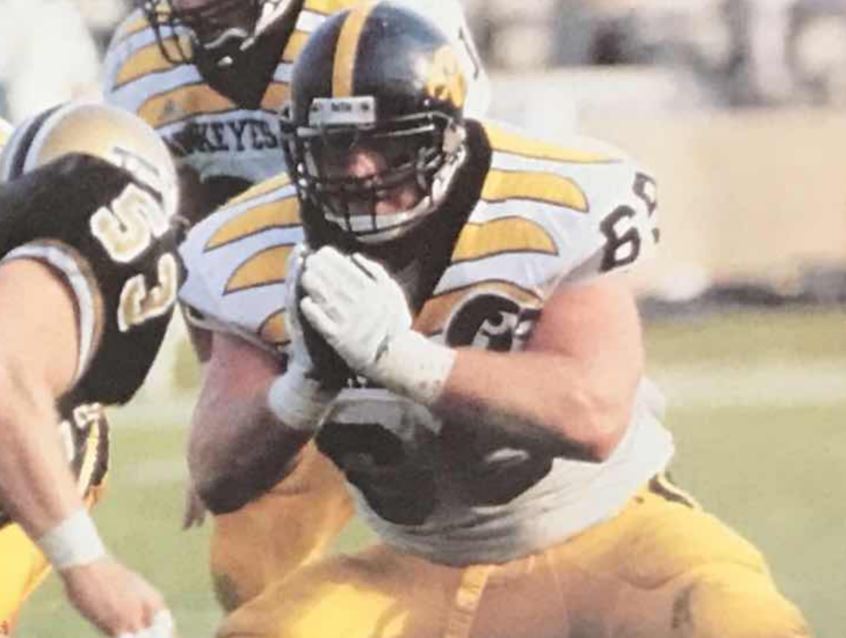 Matt Purdy - Image courtesy of /images/1995-96 Iowa Hawkeye Football Calendar.pdf