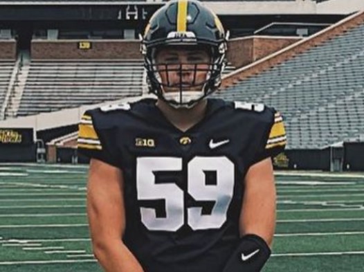 Trevor Lauck - Image courtesy of https://www.hawkeyenation.com/news/recruiting/trevor-lauck-reacts-to-iowa-football-offer/article_732571c4-ee3c-11eb-91cb-c74d6288fdf3.html
